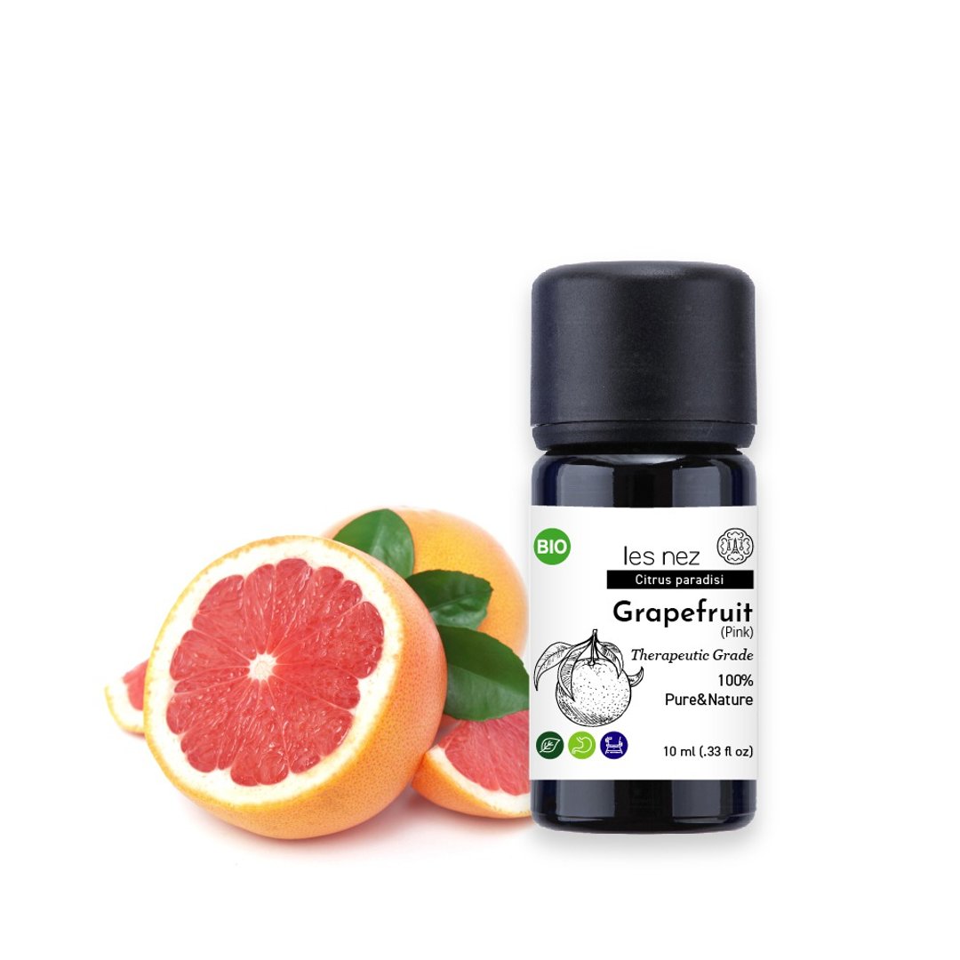 【Les nez 香鼻子】天然单方粉红葡萄柚纯精油 10ML - 香薰/精油/线香 - 精油 黑色