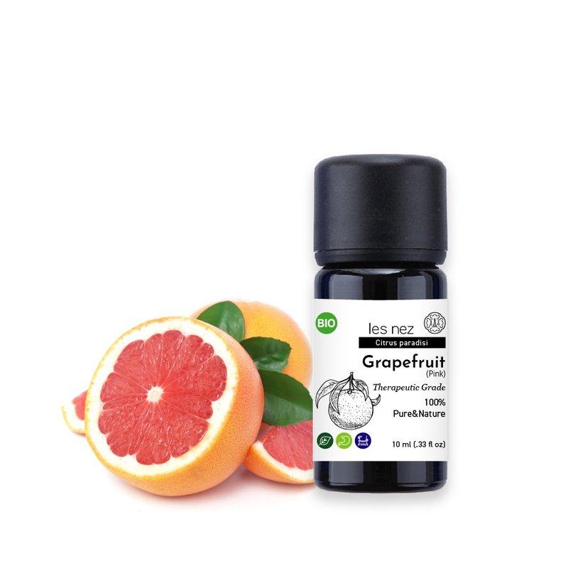 【Les nez 香鼻子】天然单方粉红葡萄柚纯精油 10ML - 香薰/精油/线香 - 精油 黑色