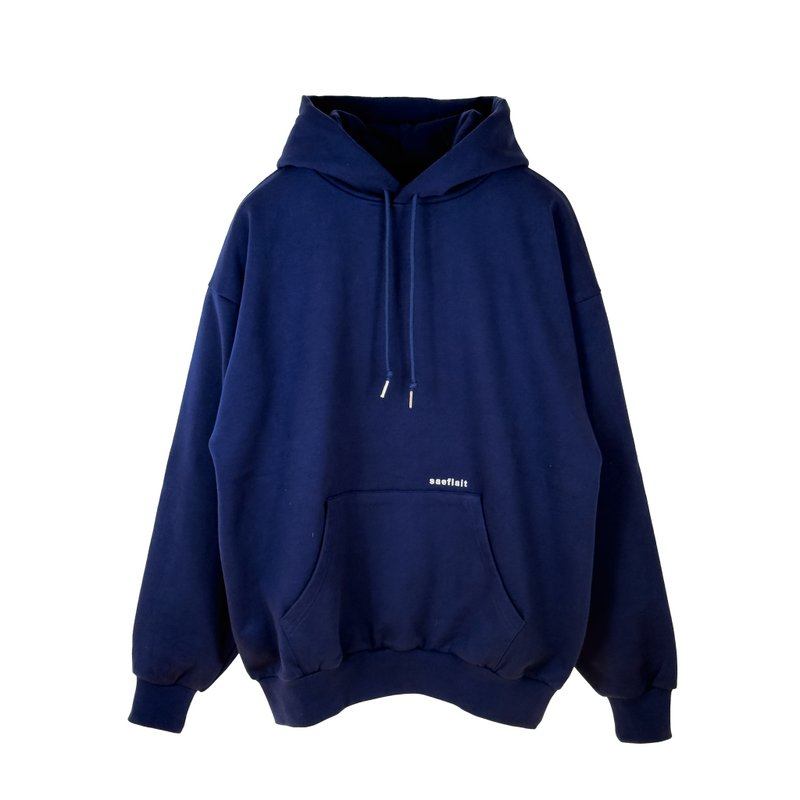 saeflait Sweat Hoodie / Pistachio - 中性连帽卫衣/T 恤 - 棉．麻 蓝色