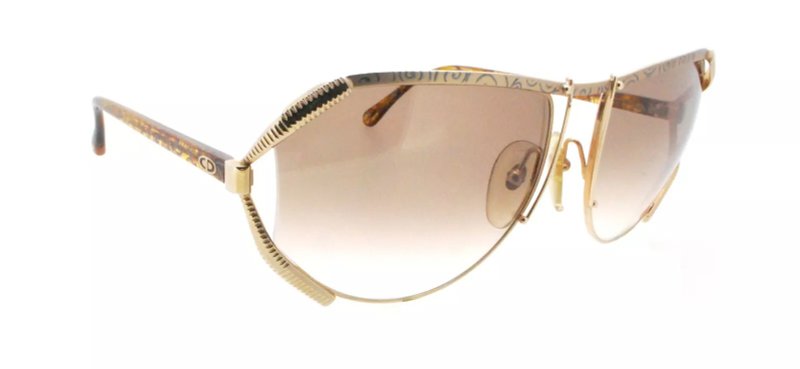 Christian Dior 2609 42 80年代奥地利制古董太阳眼镜 - 墨镜 - 其他金属 金色