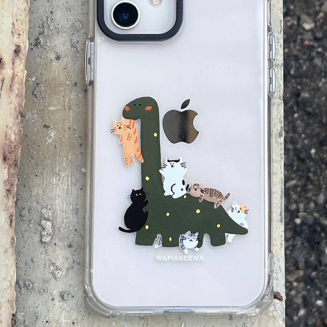 六六大顺龙 iphone 手机壳 - 手机壳/手机套 - 塑料 透明