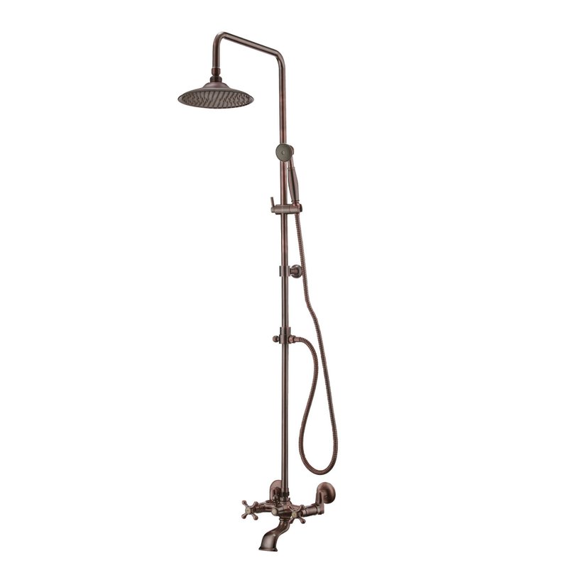 【MULTI 百工居室】MIT 制造严选 MTL15ABR 古典欧风红古铜 SPA 顶花洒 - 卫浴用品 - 铜/黄铜 