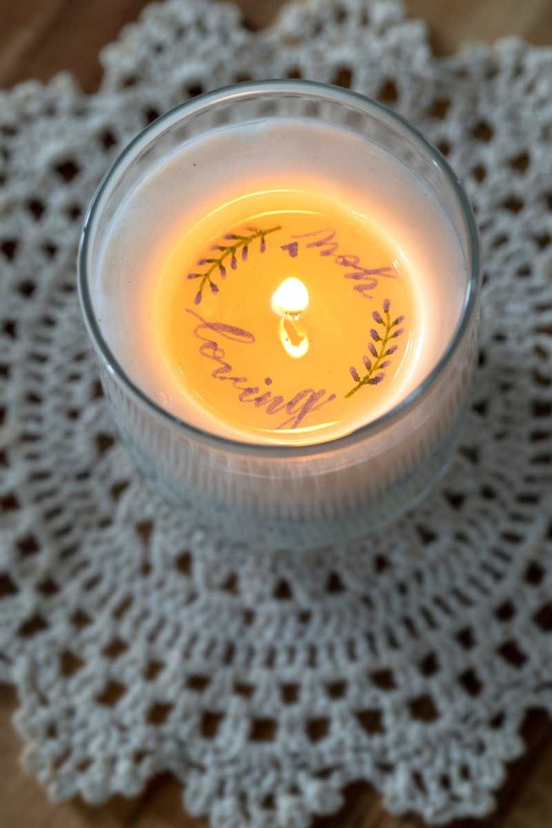 情人节礼物 手作香氛告白蜡烛 - 蜡烛/香氛 - 蜡 