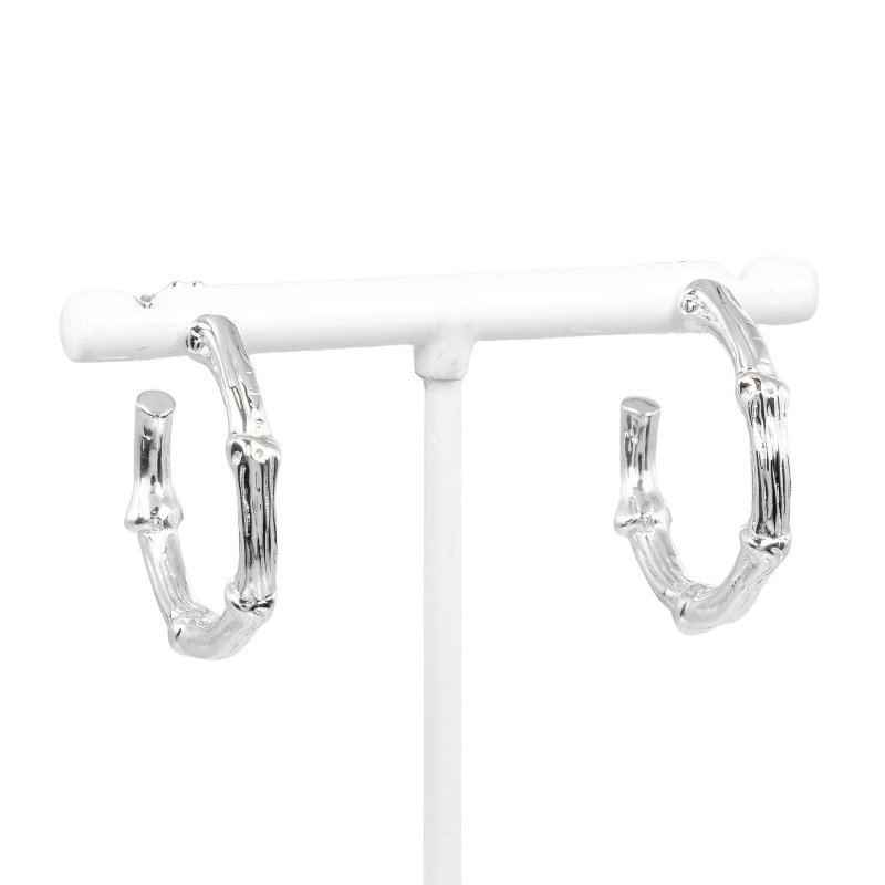 [日本直送] Tiffany & Co. 竹子耳针925银约9.85克 [二手] A级 - 耳环/耳夹 - 银 银色