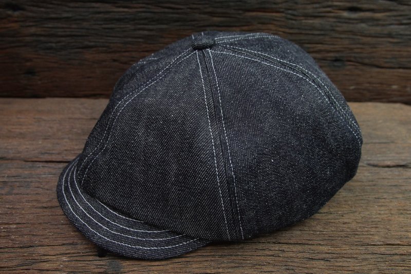 【METALIZE】单宁复古报童帽 - 帽子 - 棉．麻 