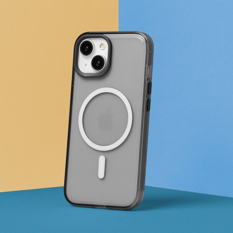 JellyTint(MagSafe兼容)透明手机壳/酷墨灰 iPhone 13/14/15/16 - 手机配件 - 塑料 透明