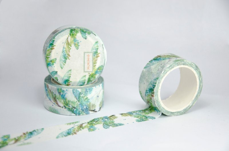 surenzhai食货志和纸胶带 苏城故事-雪里芭蕉 - 纸胶带 - 纸 绿色