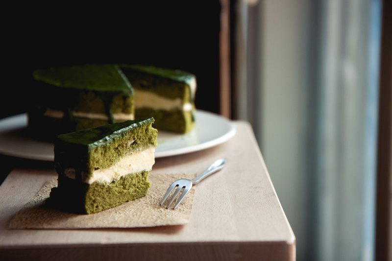 矢野园浓抹茶戚风蛋糕 Matcha Chiffon - 咸派/甜派 - 新鲜食材 绿色