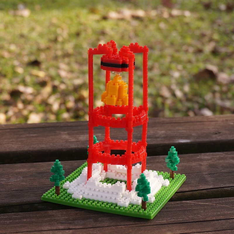 台湾大学微型积木-傅钟 - 其他 - 塑料 红色