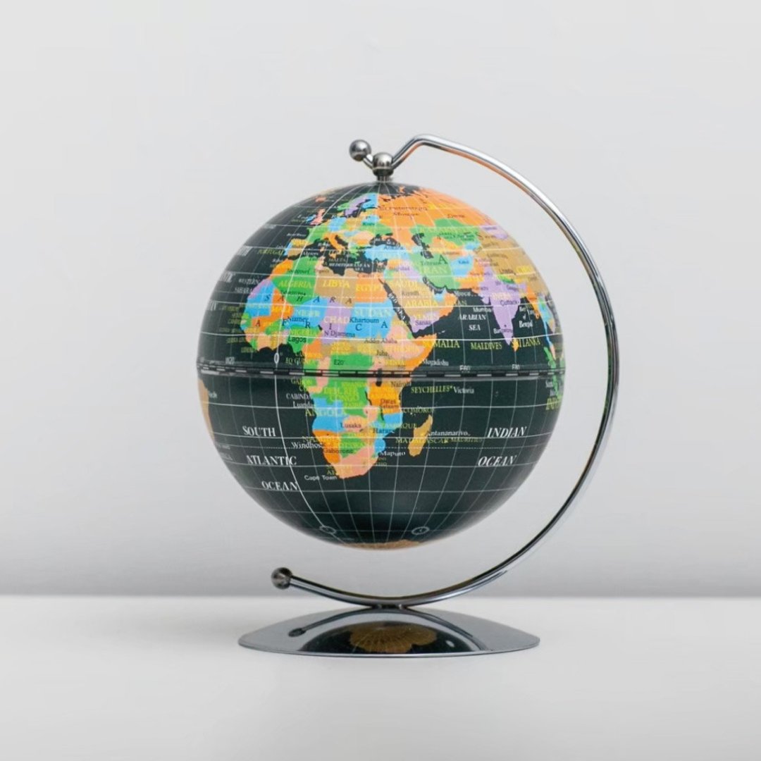 SkyGlobe 3.75寸黑色球体线弧地球仪(英文版) - 其他 - 其他金属 黑色