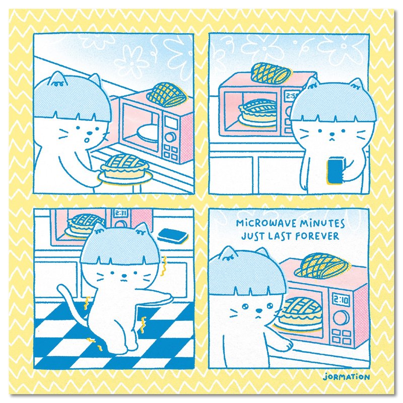 微波分钟漫画明信片 - 卡片/明信片 - 纸 