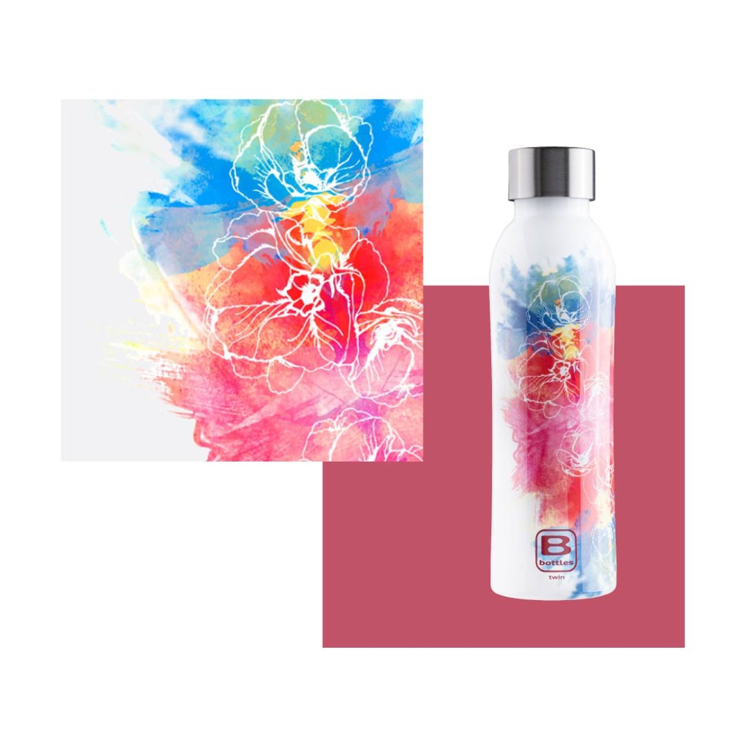 BUGATTI缤纷花宴保温瓶500ml - 保温瓶/保温杯 - 其他金属 白色