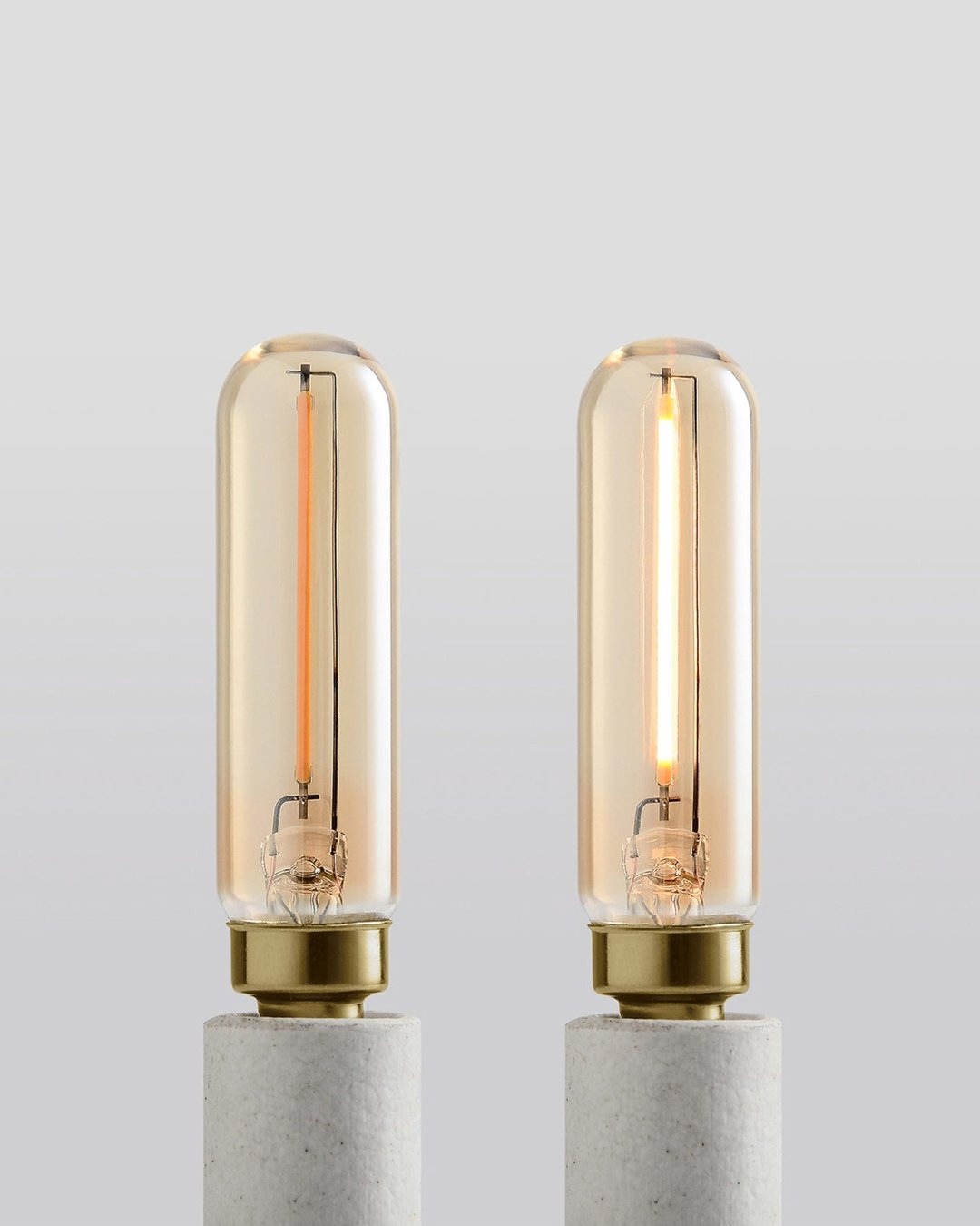 【福袋】Emberline T6 LED灯泡 迷你蜡烛2入组 - 灯具/灯饰 - 玻璃 金色