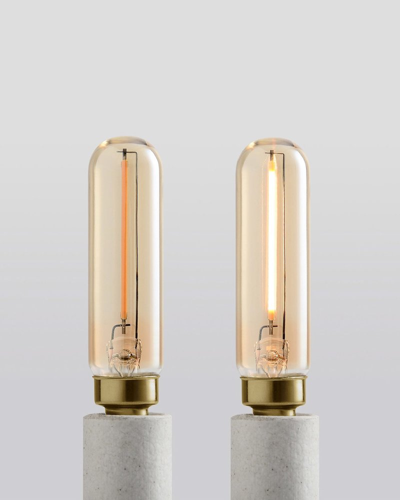 【福袋】Emberline T6 LED灯泡 迷你蜡烛2入组 - 灯具/灯饰 - 玻璃 金色