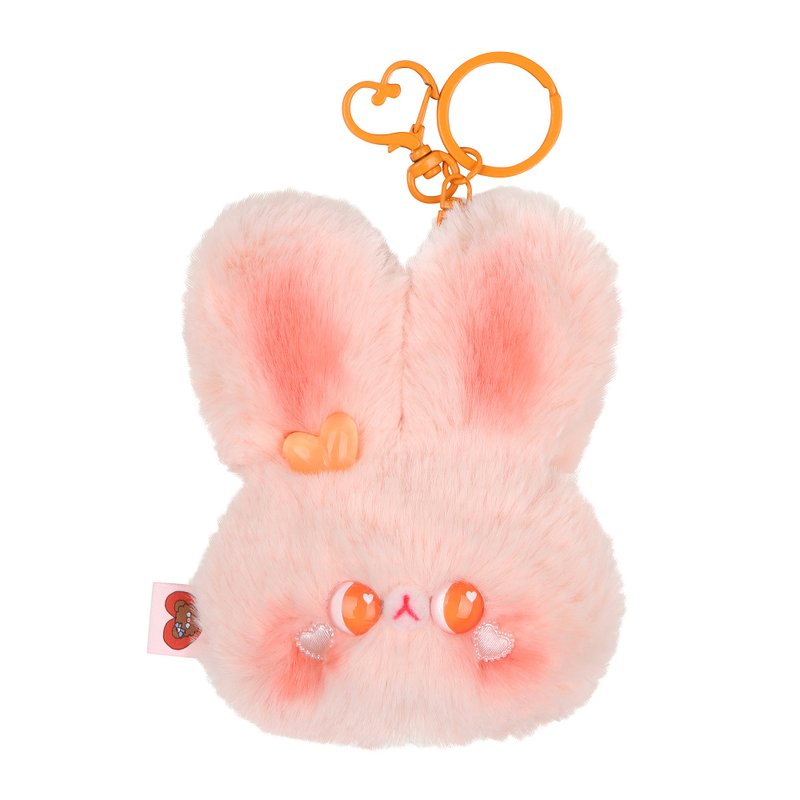 手工制作的国王兔 - 玩偶/公仔 - 棉．麻 粉红色