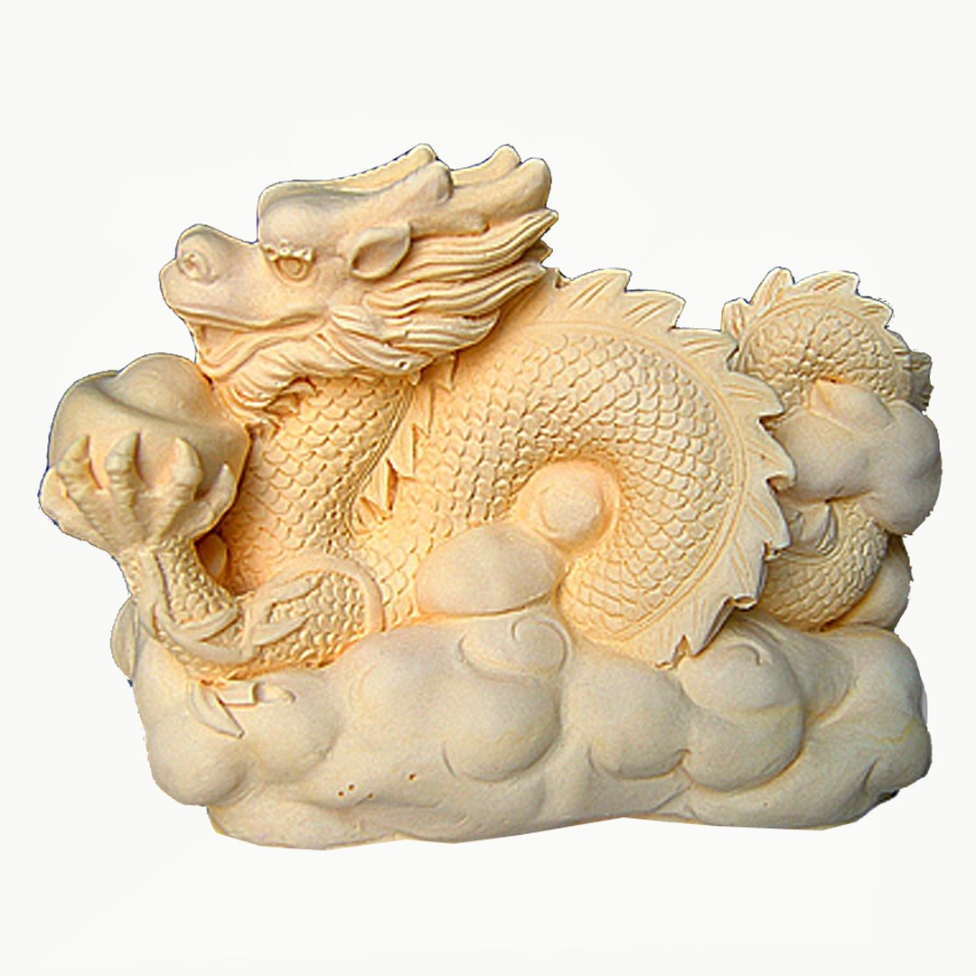 开运小物 扩香石家饰 - &amp;quot;腾云祥龙&amp;quot; 含具吸湿防潮性 - 香薰/精油/线香 - 其他材质 白色