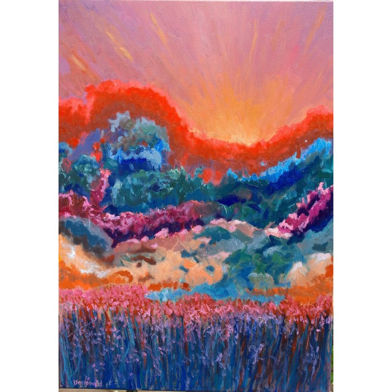 童话森林 2 原创艺术油画墙面装饰抽象童话森林 - 海报/装饰画/版画 - 其他材质 多色