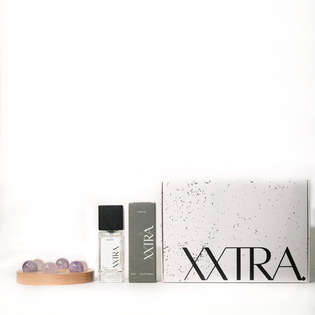 XXTRA Eau De Parfum Set 能量香水 & 水晶能量盘套装 | KHARISMA - 香水/香膏 - 精油 粉红色