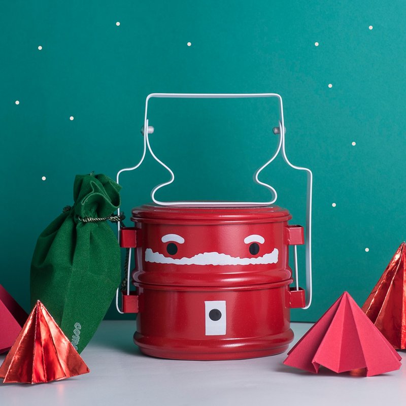 ❉ Santa Lunch Box ∵∴ [Christmas Collection] - 餐刀/叉/匙组合 - 珐琅 红色