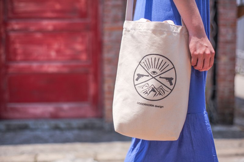 Deerhorn design / 鹿角 山林的杀手 帆布包 肩背 手提 侧背 - 侧背包/斜挎包 - 其他材质 白色