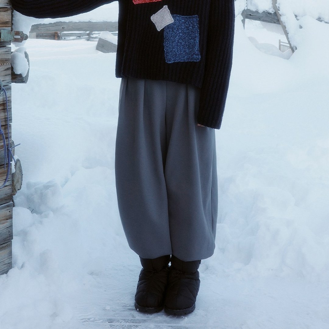 抽绳收口卫裤|裤子|两色|冬款|Sora-2026 - 女装长裤 - 聚酯纤维 多色