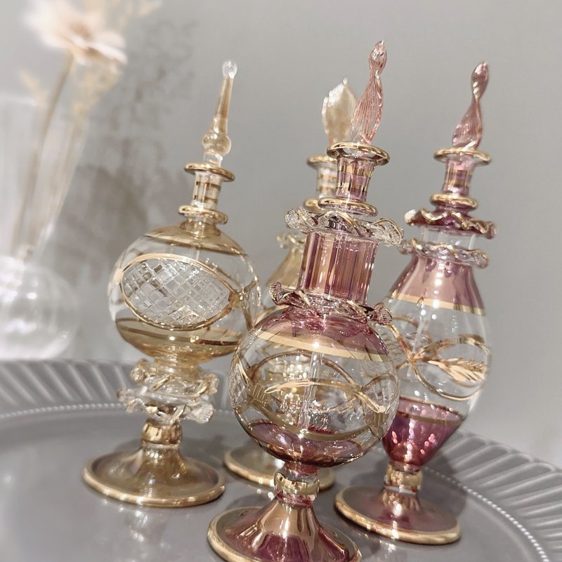 荷鲁斯之眼系列-手工埃及玻璃香水瓶/香精瓶/空瓶/盲盒-随机出货 - 香薰/精油/线香 - 玻璃 多色