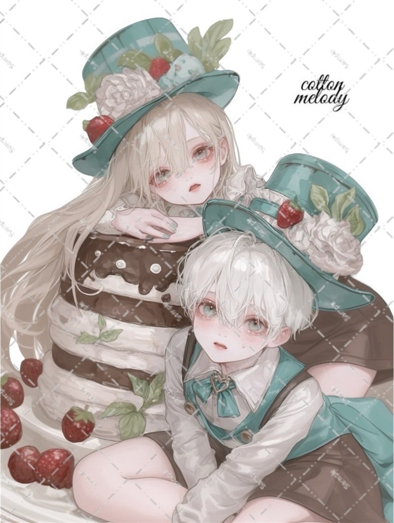 原创贴纸 no.6633 人物贴纸 原创贴纸 人物贴纸 女孩贴纸 原创人物贴纸 - 贴纸 - 纸 