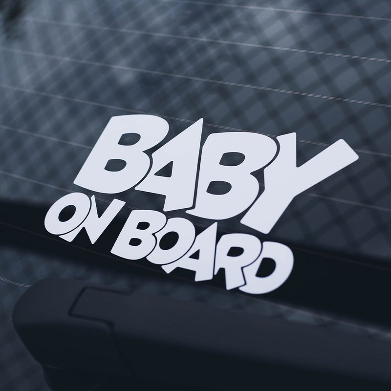 BABY ON BOARD/A/车贴、贴纸 SunBrother孙氏兄弟 - 贴纸 - 防水材质 