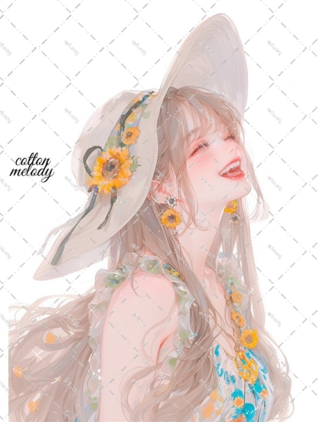 original sticker no.6148 人物贴纸 原创贴纸 人物贴纸 女孩贴纸 原创人物贴纸 - 贴纸 - 纸 