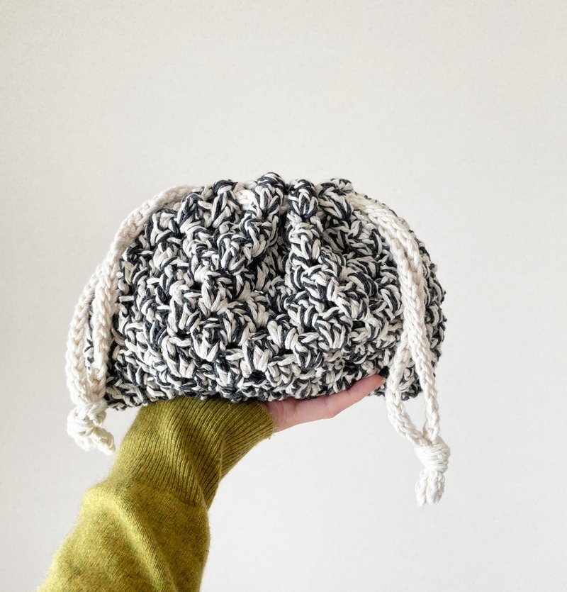 英文图案【钩针编织】Chanky kinchaku 包 - 手工艺教程/工具书 - 其他材质 