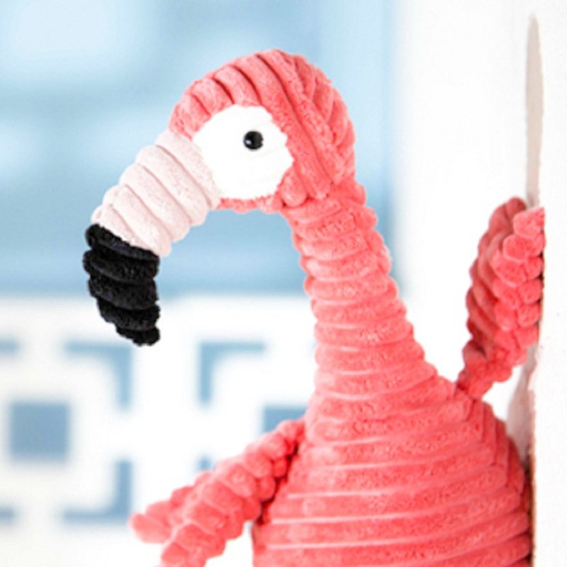 Jellycat Cordy Roy Flamingo 粗线条红鹤 41cm - 玩偶/公仔 - 聚酯纤维 红色