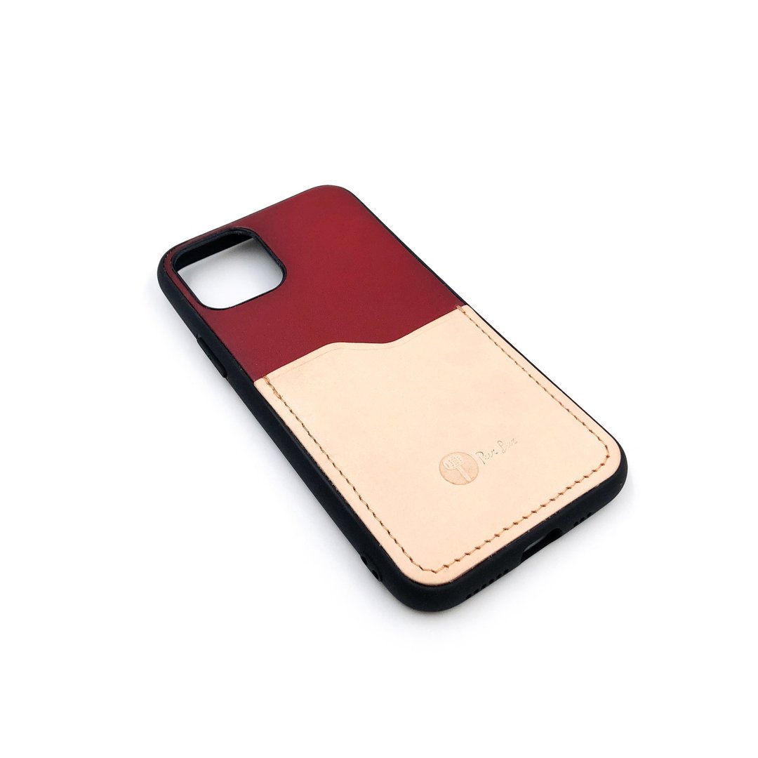 手工植鞣皮革-iPhone 11 Pro 手机壳 - 手机壳/手机套 - 真皮 多色