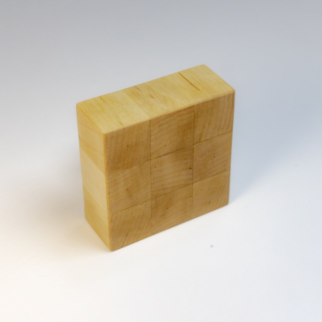Birch square knob, cupboard cabinet drawer pull handle. Handle cabinet door pull - 其他家具 - 木头 白色