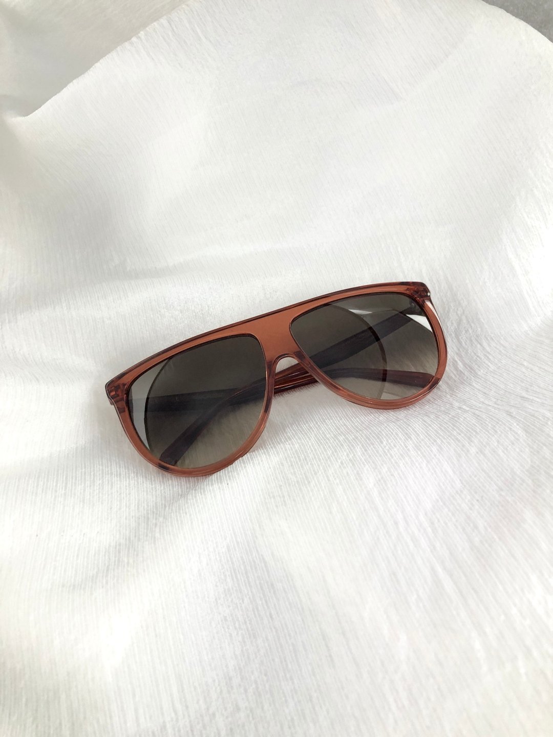 【日本直送，品牌二手包装】CELINE 墨镜棕logo vintage old c5xcgk - 墨镜 - 其他材质 咖啡色