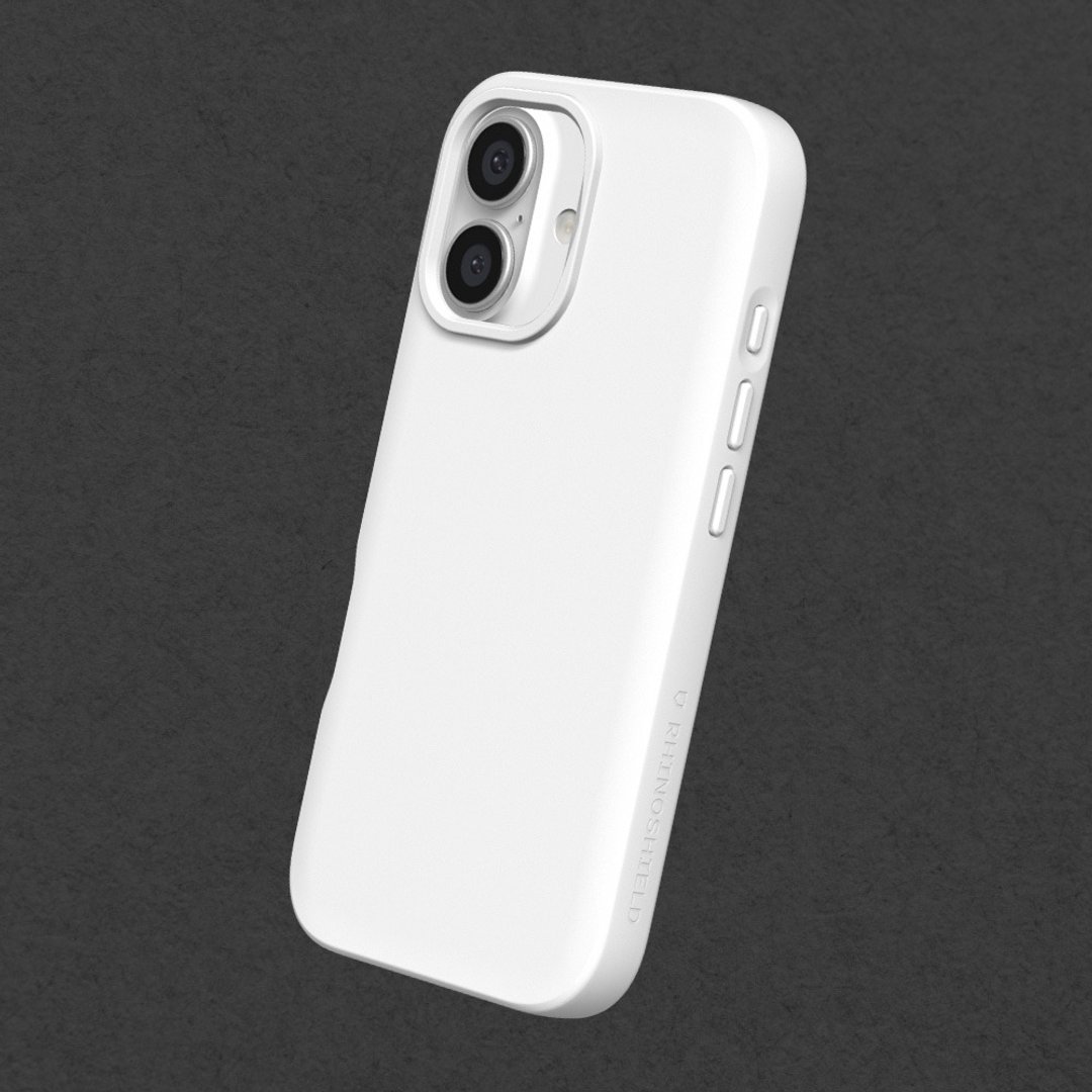 SolidSuit经典防摔手机壳/经典白 for iPhone 16系列 - 手机壳/手机套 - 塑料 白色