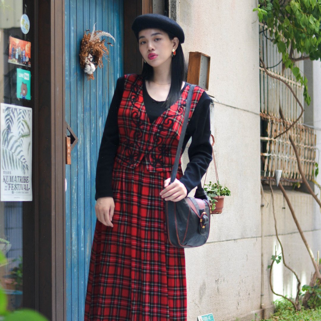 钢琴少女 |  欧风古着长袖洋服 - 洋装/连衣裙 - 其他材质 
