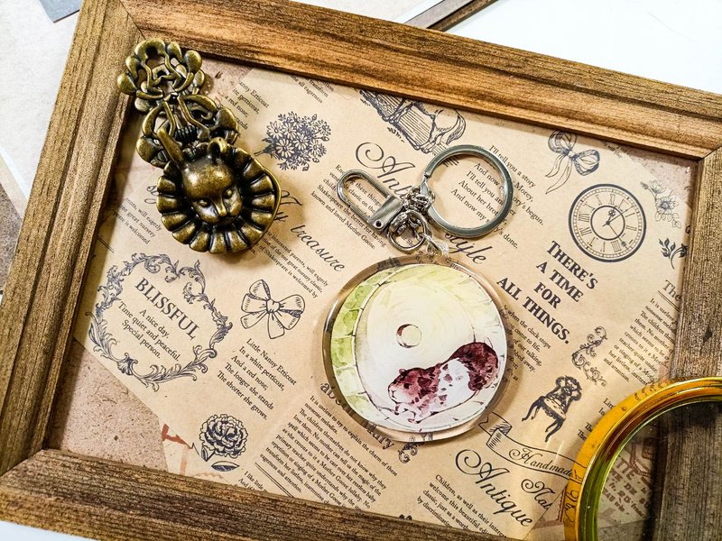 KR519可愛吊飾cute pendant_萌鼠cute mouse.D/ 晶透吊飾_鑰匙圈 - 钥匙链/钥匙包 - 塑料 多色