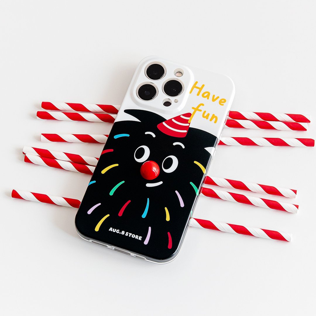 AUG8 STORE 红鼻子砰砰 iPhone手机壳 光面 鼻子是立体的哦 - 手机壳/手机套 - 塑料 