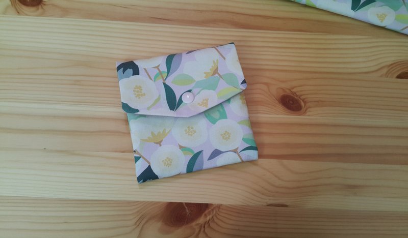 芍花儿 对折口罩收纳袋 绵绵包 面纸收纳包 多功能小包 独家款 - 收纳用品 - 棉．麻 