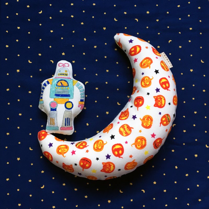 包邮组--咬咬玩具组_猫草玩具 狗玩具 (弯月儿+机器人) 款式随机 - 玩具 - 棉．麻 多色