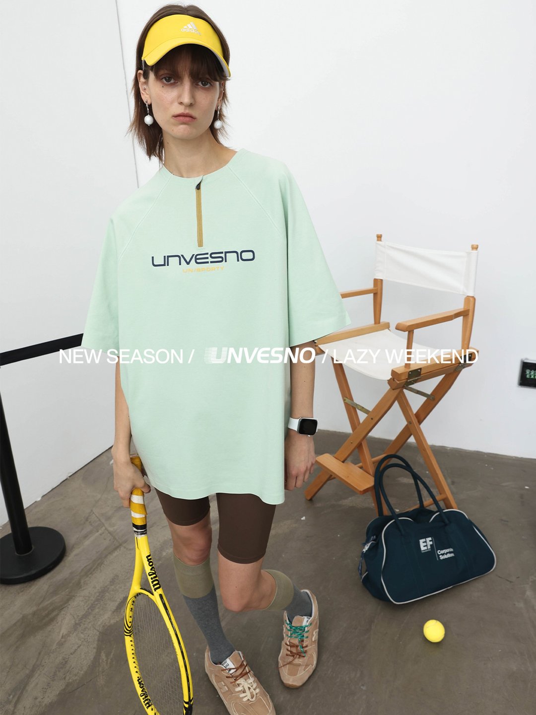 Unvesno(UN)  六合一 功能防晒无痕凉感速干透气训练服运动T恤 - 男装上衣/T 恤 - 其他材质 