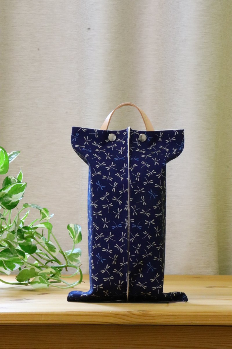 卫生纸套|家用|车用|露营|可拆式皮革挂绳 - 纸巾盒 - 棉．麻 多色