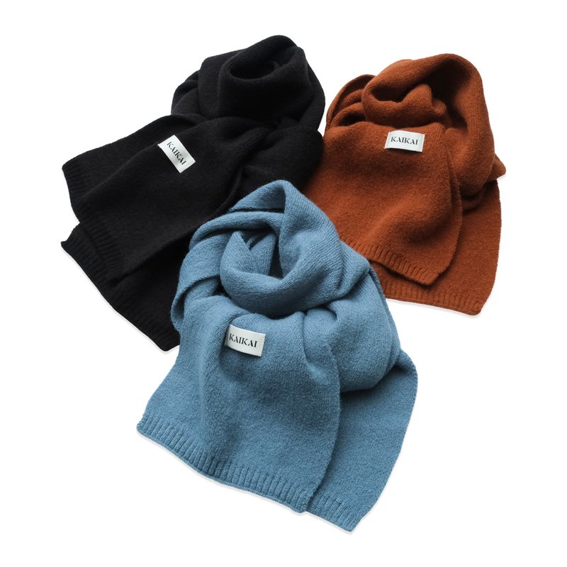KAIKAI - ReBorn - 羊毛混纺围巾 - 围巾/披肩 - 羊毛 多色