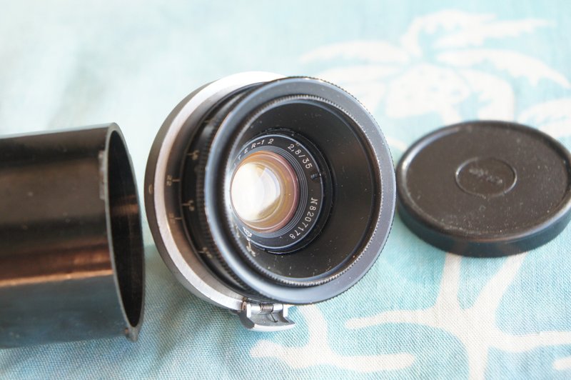 广角 JUPITER-12 35mm F/2.8 镜头，适用于 KIEV 和 CONTAX 测距相机 - 相机 - 其他材质 