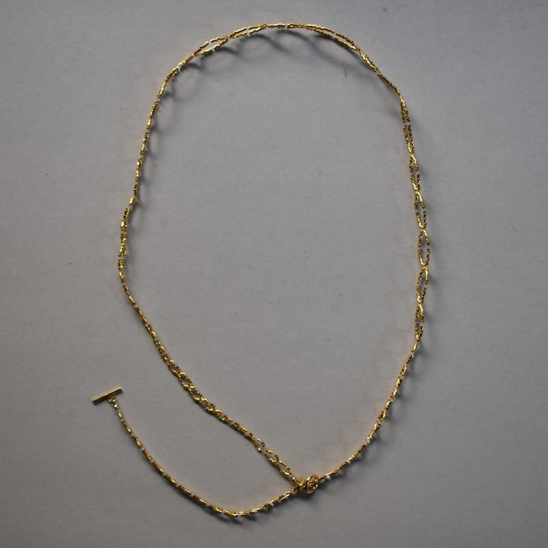 SP 零 75cm / 金色 - 项链 - 玻璃 