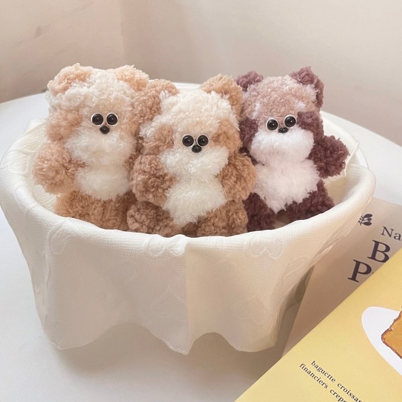 浣熊扭扭棒成品 手工制作吊饰 毛料娃娃 扭扭棒(可定制毛色) - 吊饰 - 其他材质 