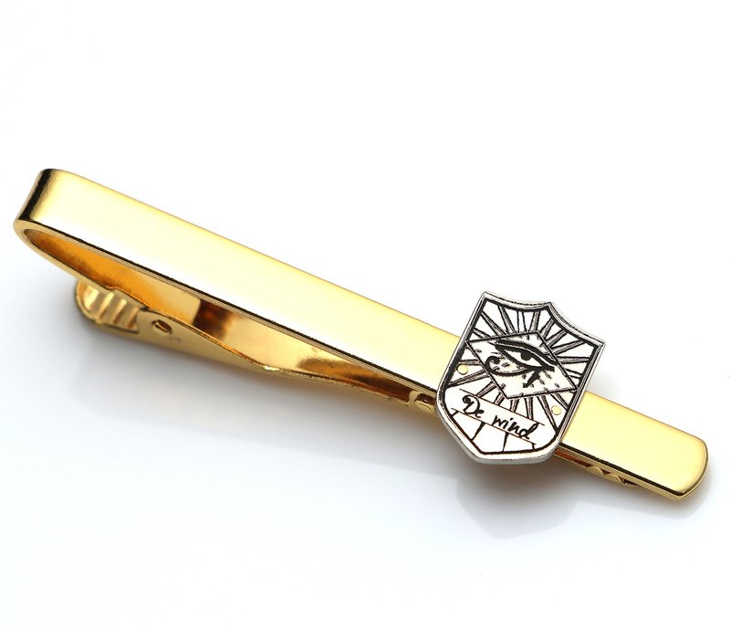 【七夕送礼】荷鲁斯之眼 / 白铜 / 领带夹 - 领带/领带夹 - 铜/黄铜 银色