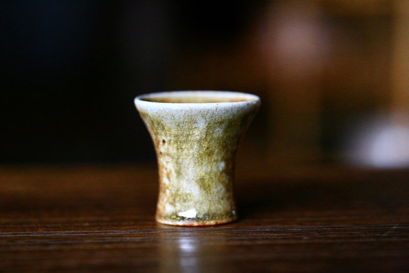 【 柴烧 】 小高杯 茶杯 酒杯 品茗杯 022401 - 茶具/茶杯 - 陶 咖啡色