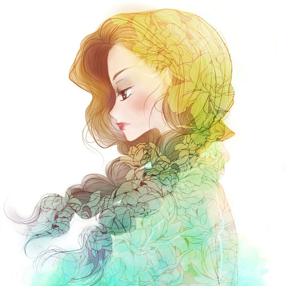 梦幻女子贴纸组 - 贴纸 - 纸 白色