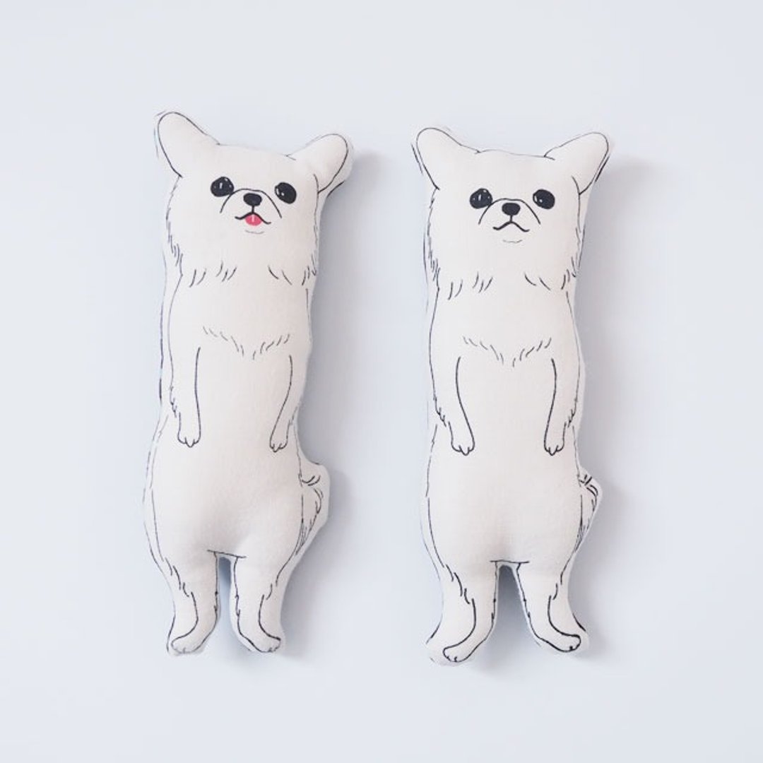 Chihuahua White Nuigurumi - 玩偶/公仔 - 棉 白色